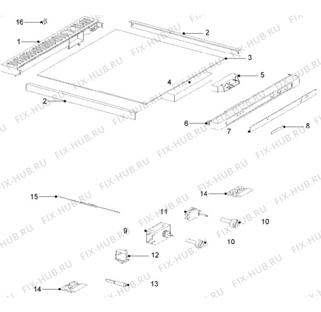 Взрыв-схема холодильника Zanussi ZFK56/48RA - Схема узла Electrical equipment 268